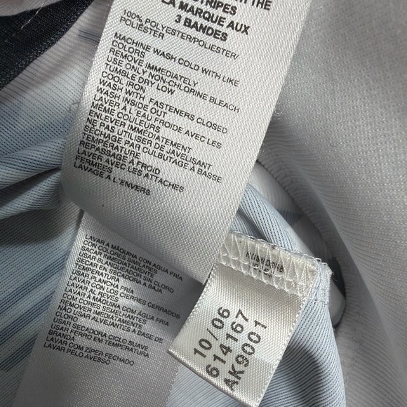 Adidas Originals Zig Zag Track Jacket Gray White Full Zip Women’s XS(A250) - Picture 9 of 9